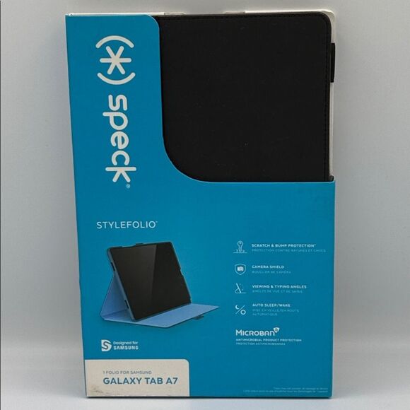 Speck StyleFolio Case for Galaxy Tab A7 - Black - Picture 1 of 2